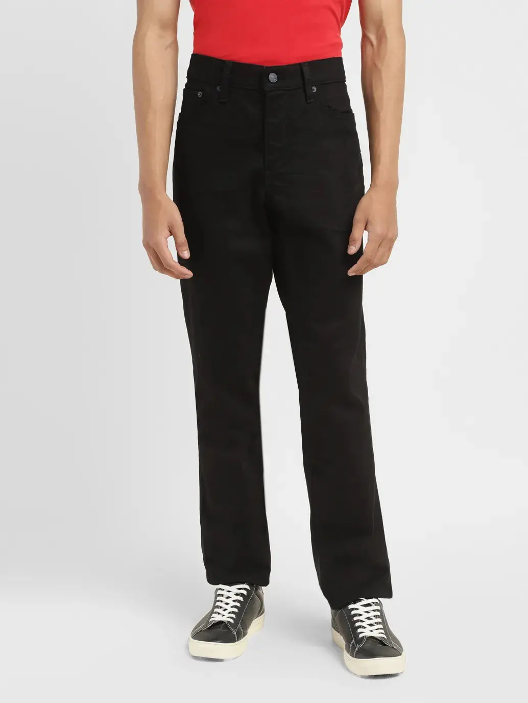 Men's 512 Black Slim Tapered Fit Mid Rise Jeans 2