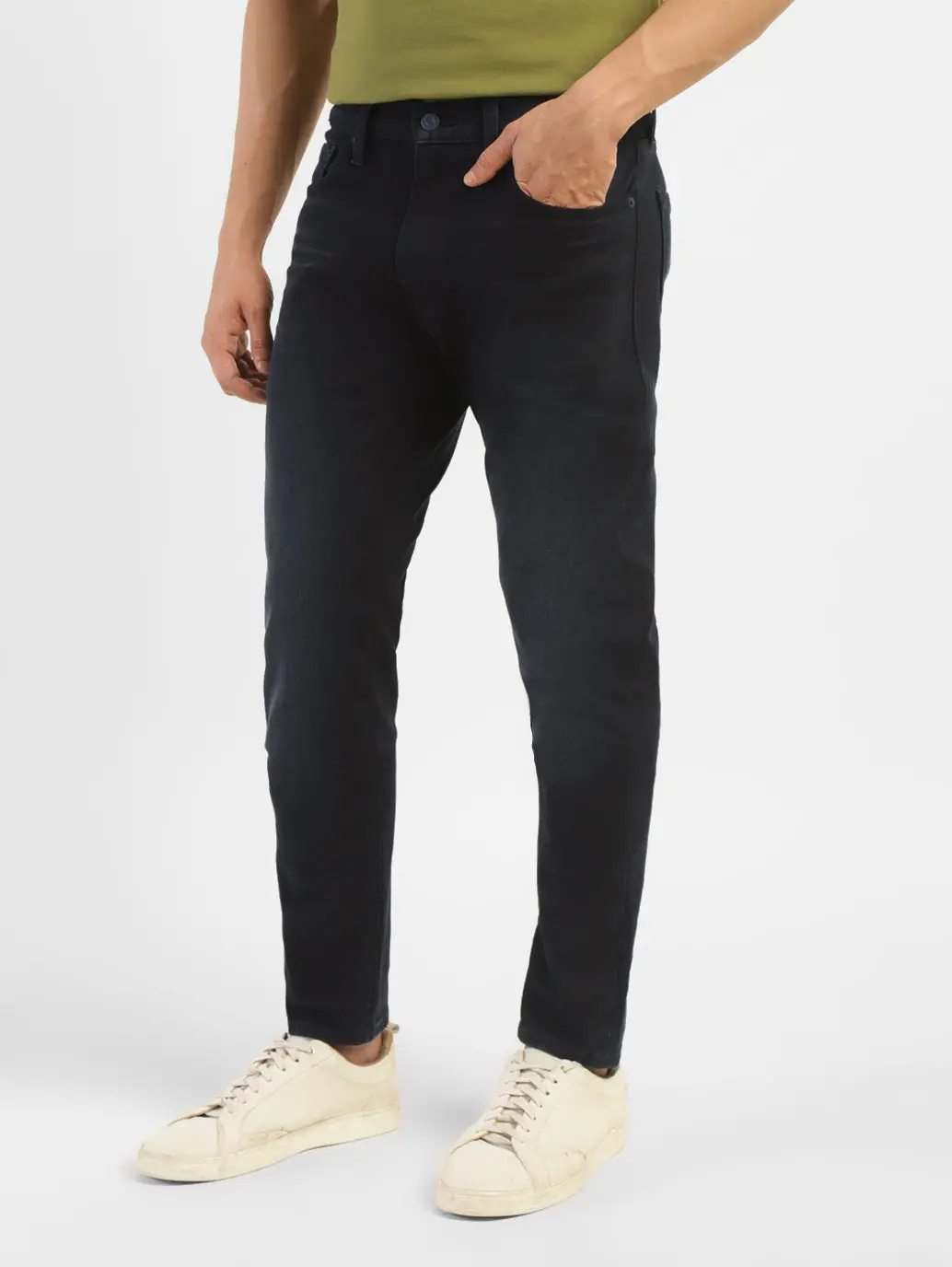 Men's 512 Blue Slim Tapered Fit Mid Rise Jeans 5