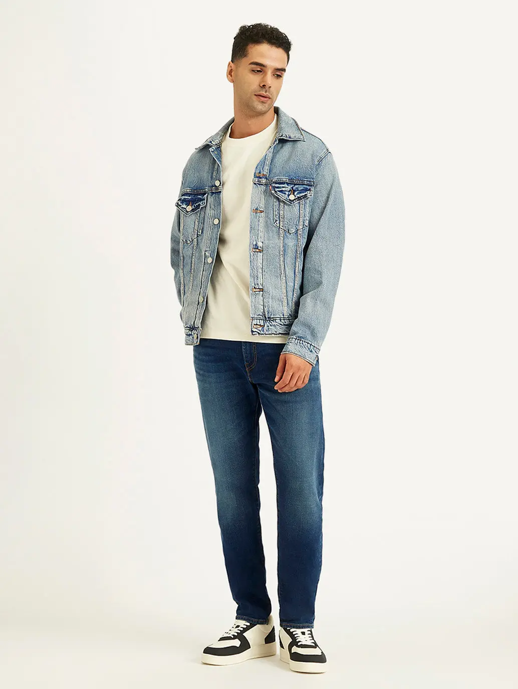 Men's 512 Blue Slim Tapered Fit Mid Rise Jeans 2
