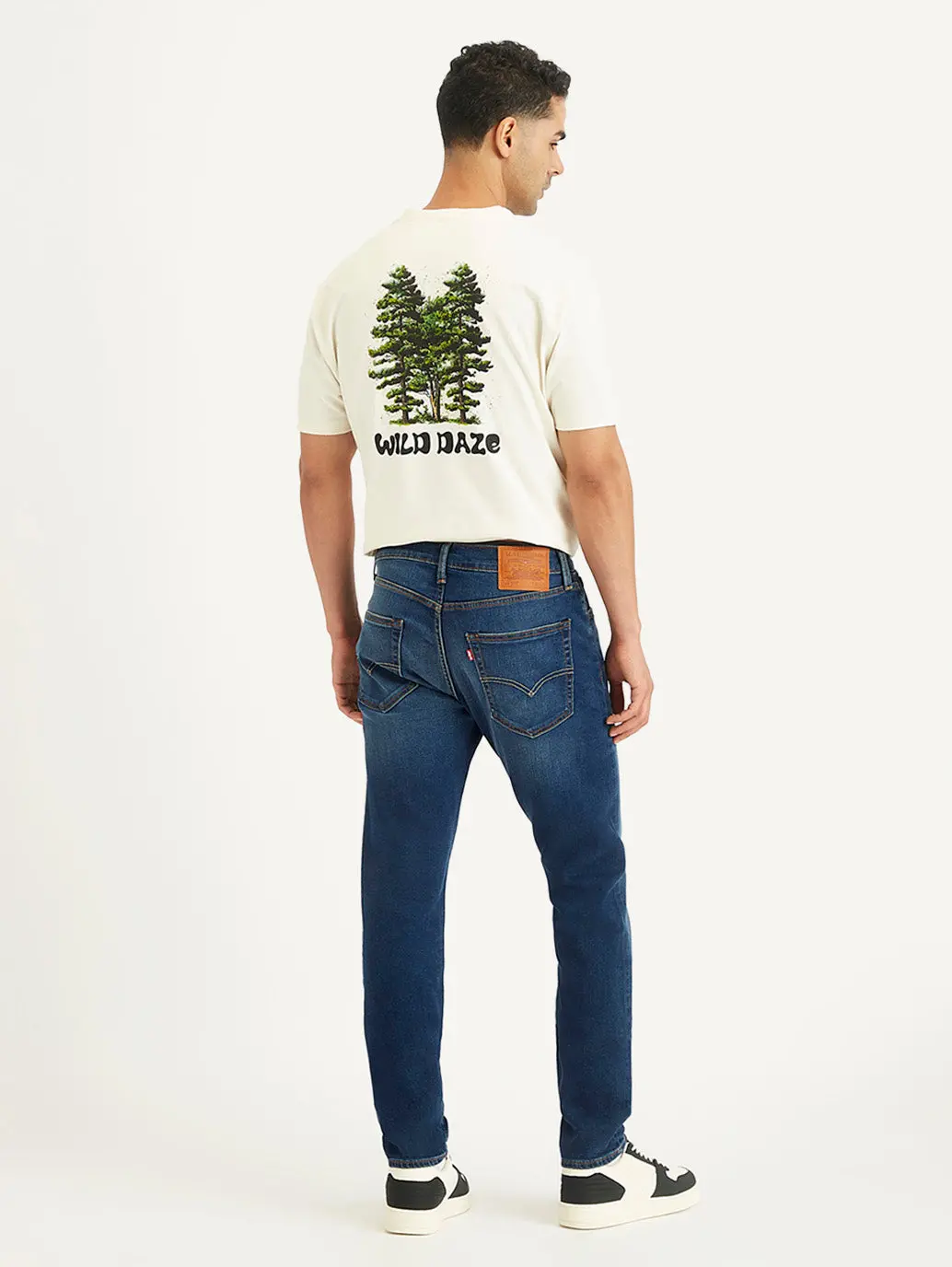 Men's 512 Blue Slim Tapered Fit Mid Rise Jeans 5