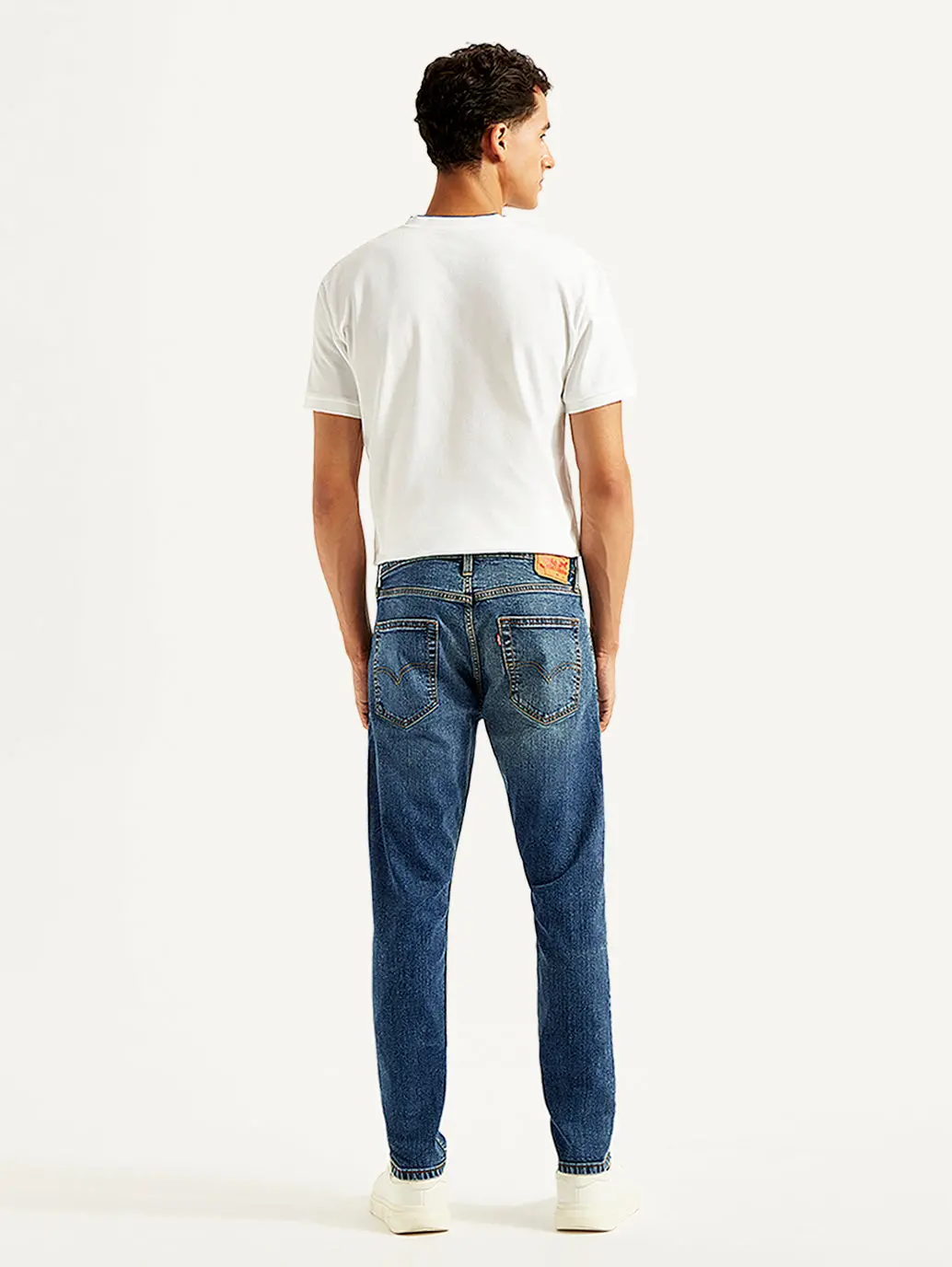 Men's 512 Blue Slim Tapered Fit Mid Rise Jeans 3