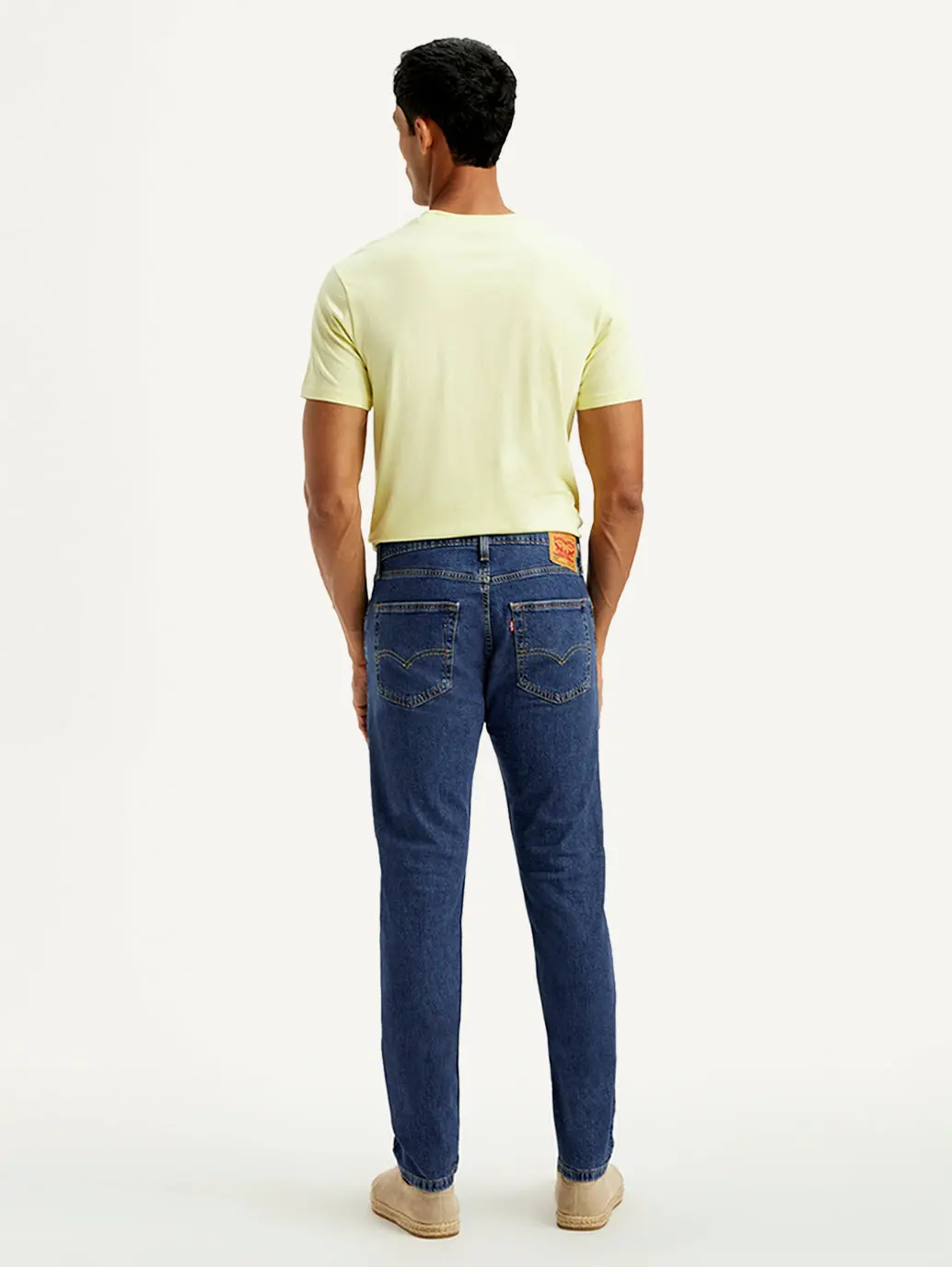 Men's 512 Blue Slim Tapered Fit Mid Rise Jeans 3