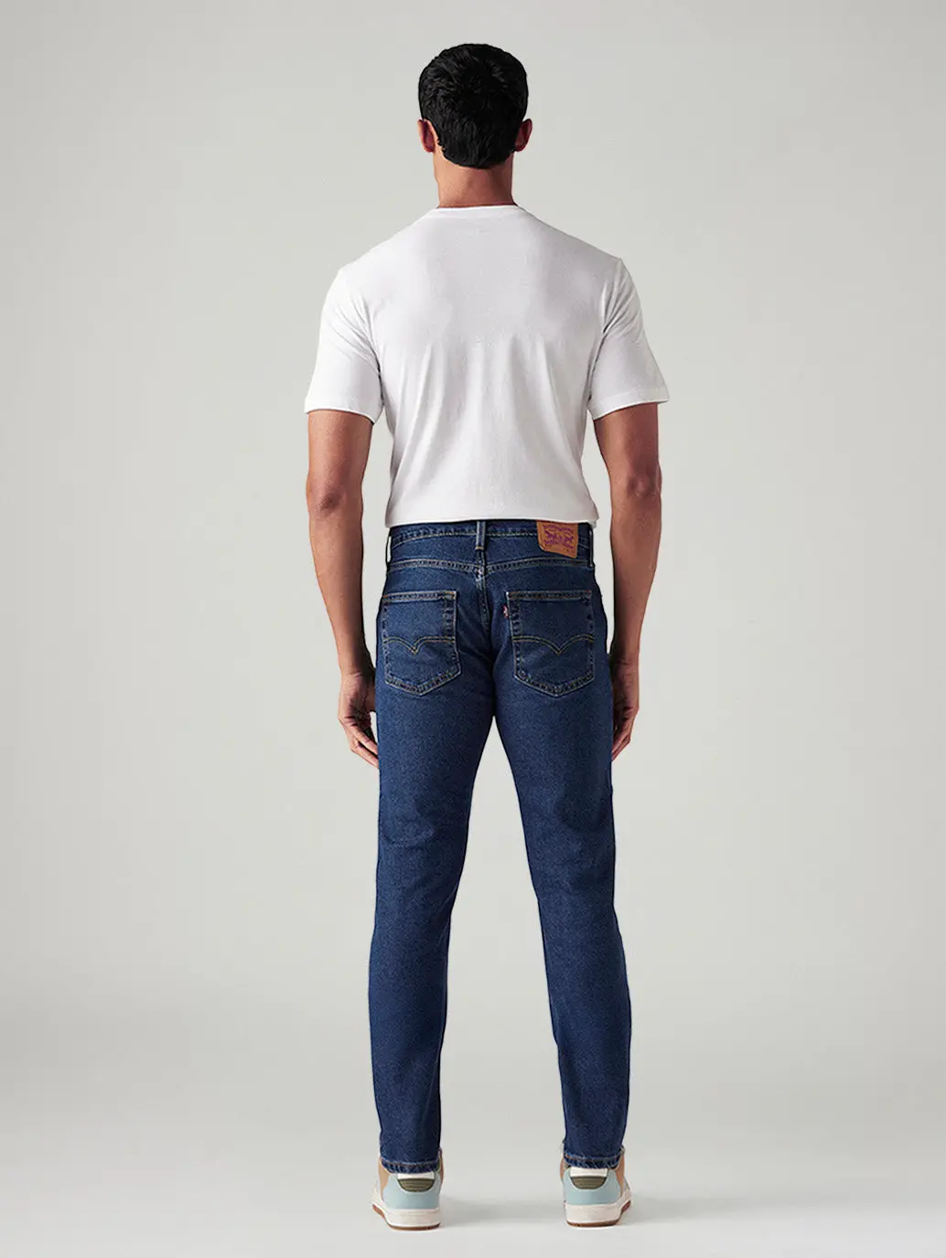 Men's 512 Blue Slim Tapered Fit Mid Rise Jeans 5