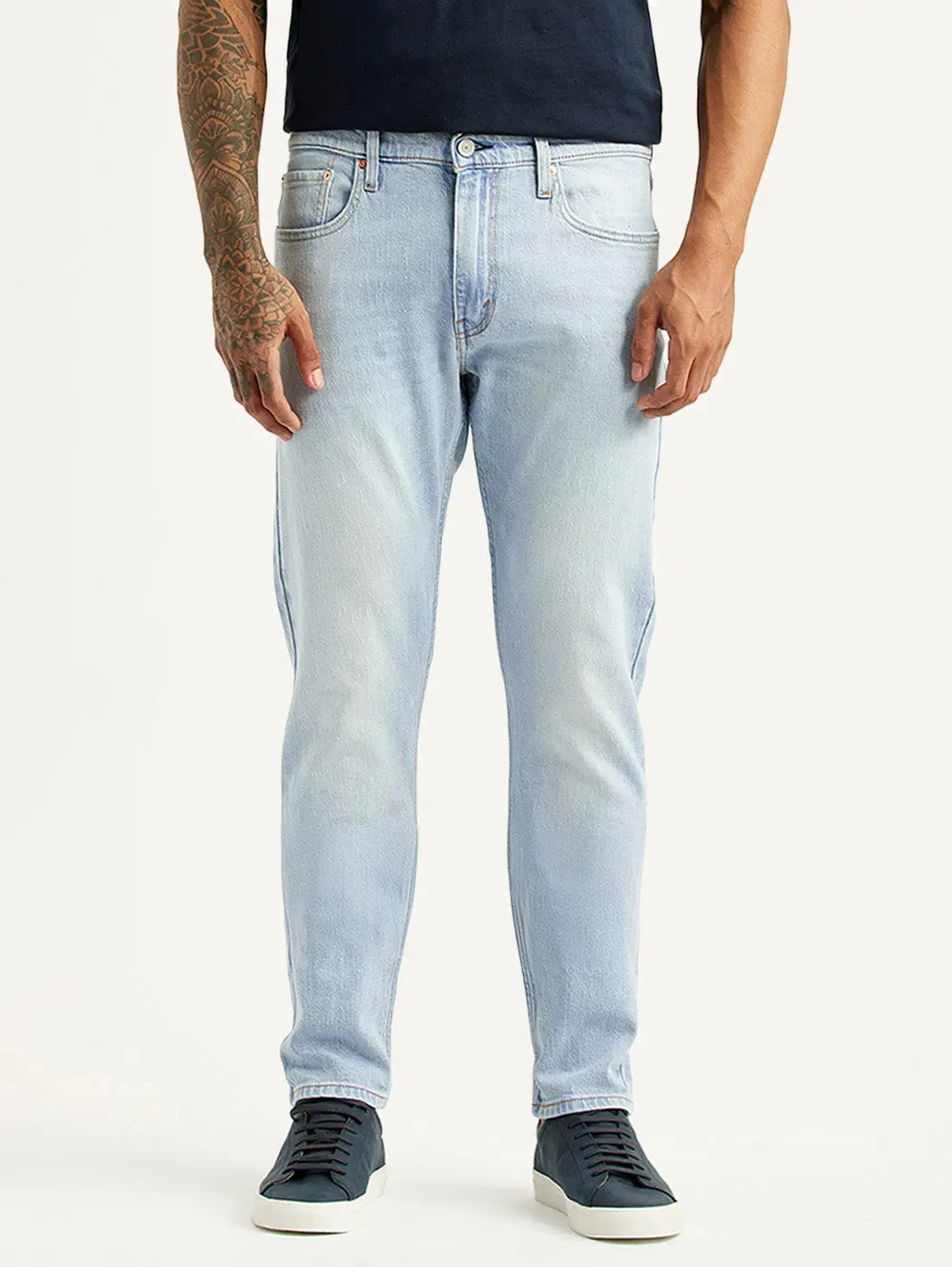 Men's 512 Light Blue Slim Tapered Fit Mid Rise Jeans 2