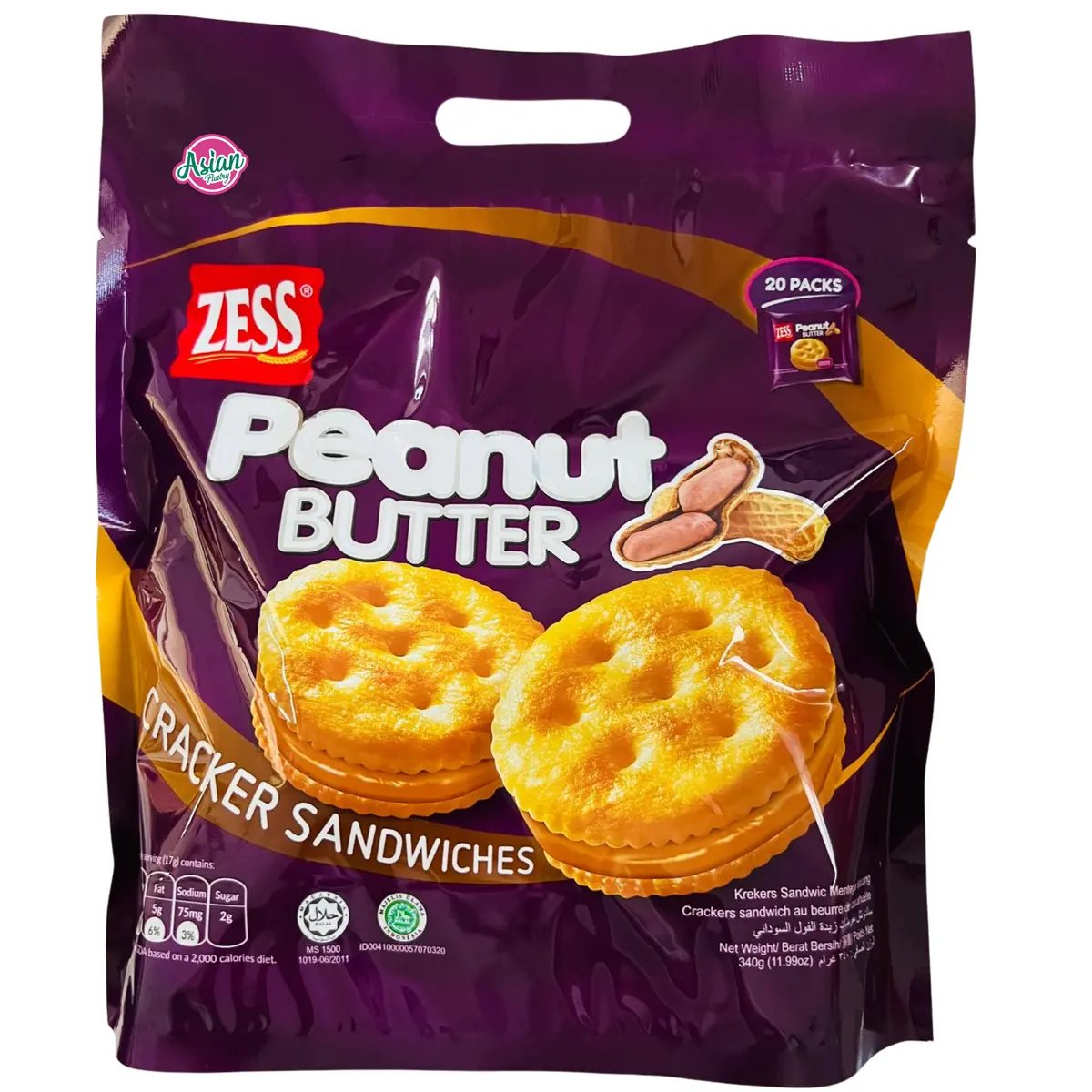 Zess Peanut Butter Cracker Sandwiches  340G 1