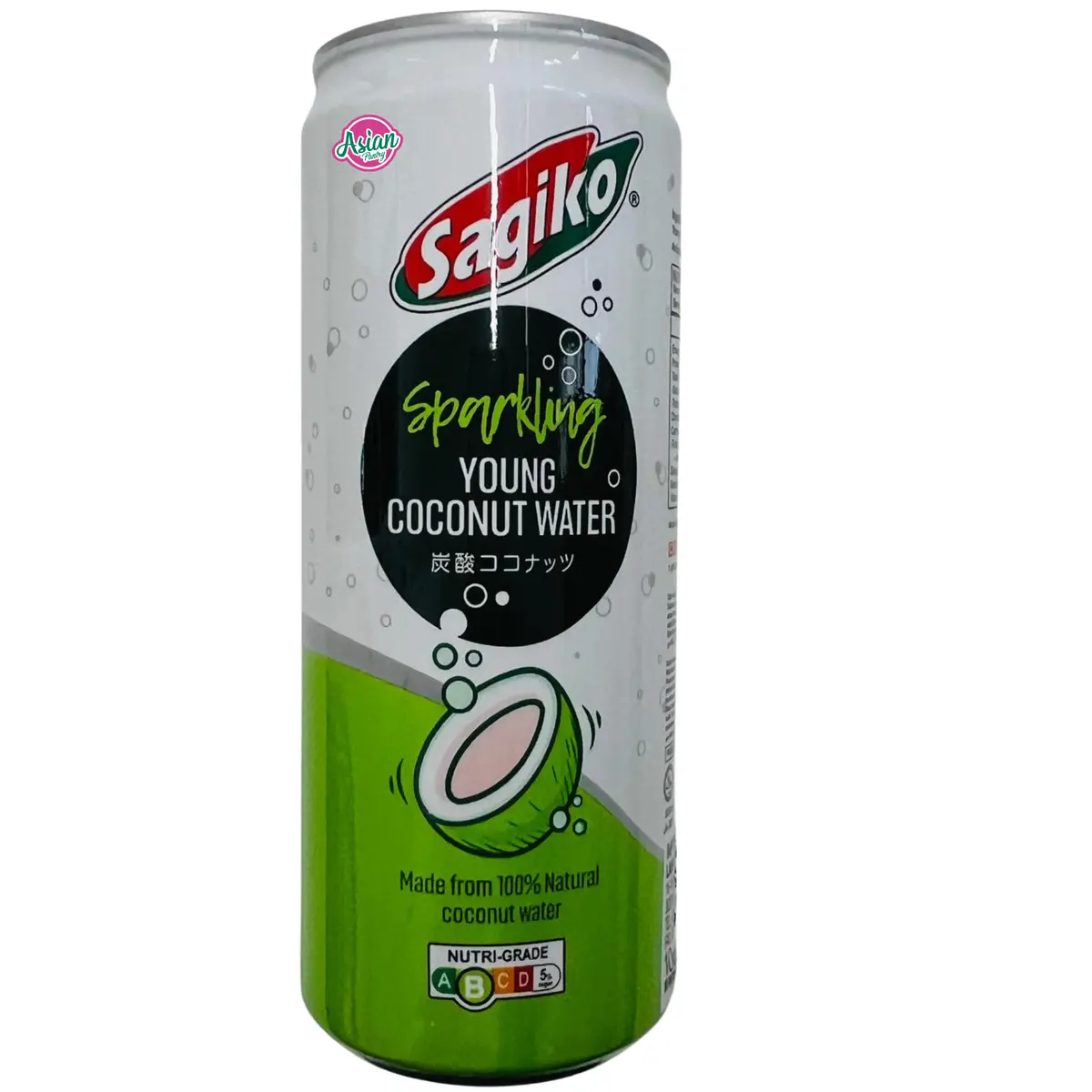 Sagiko Sparkling Young Coconut Water 320Ml 1