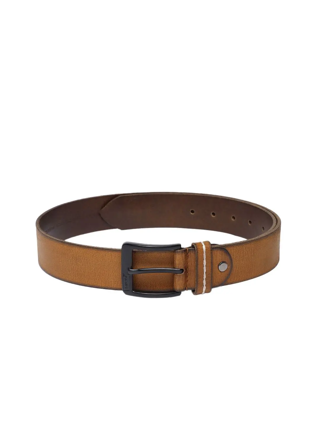 Men's Brown Solid Belt 2