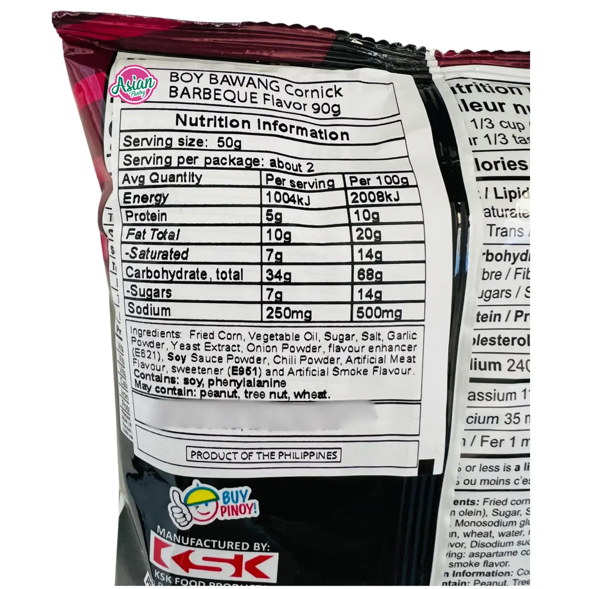 Boy Bawang Cornick Bbq Flavour 90G 1