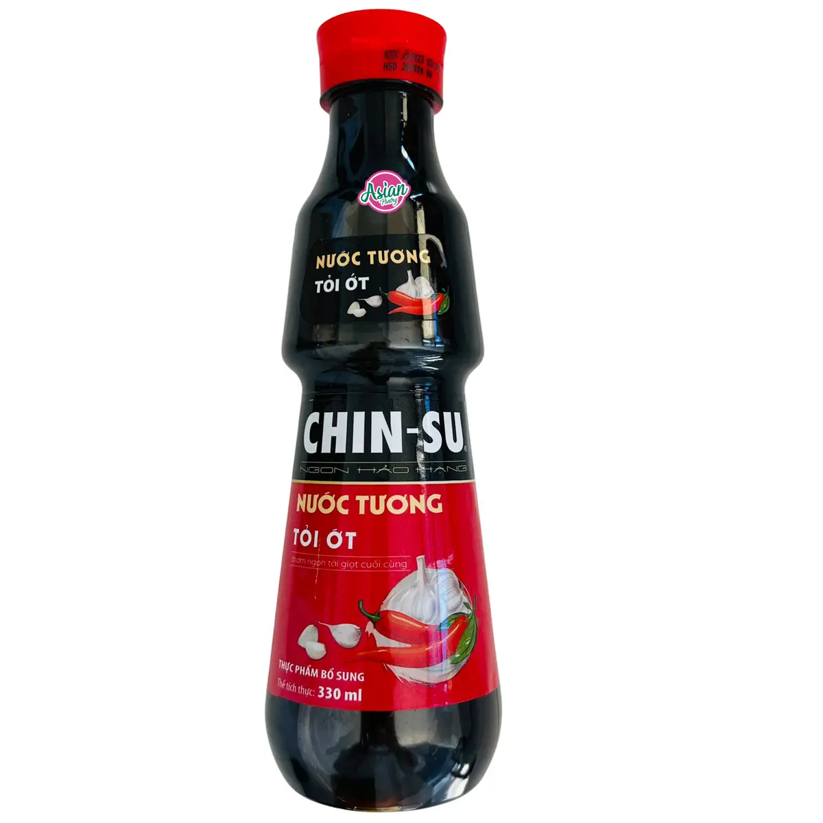 Chin-Su Soya Sauce With Chilli & Garlic 330Ml 1