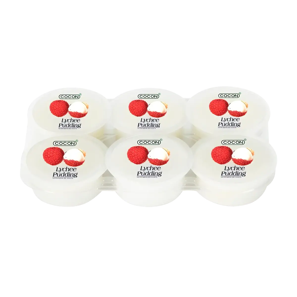 Cocon Nata Pudding Lychee 6Pk 480G 1