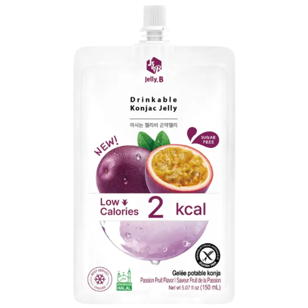Jelly B Drinkable Konjac Jelly Passionfruit Sugar Free 150Ml 1