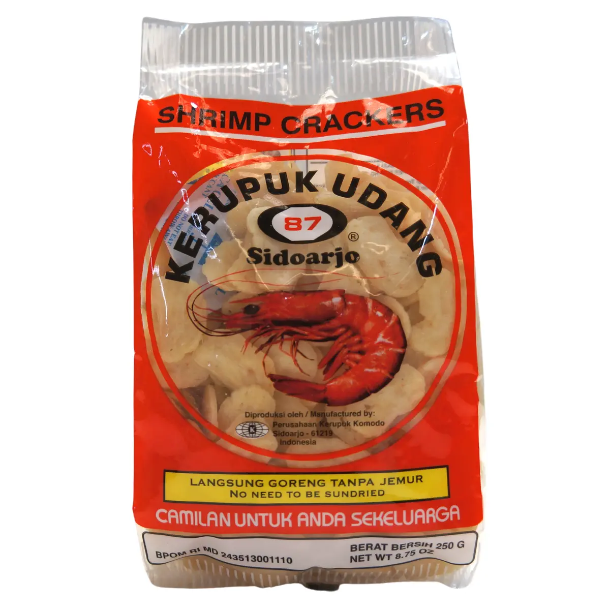 Komodo Shrimp Crackers (Small Pieces) 250G 1