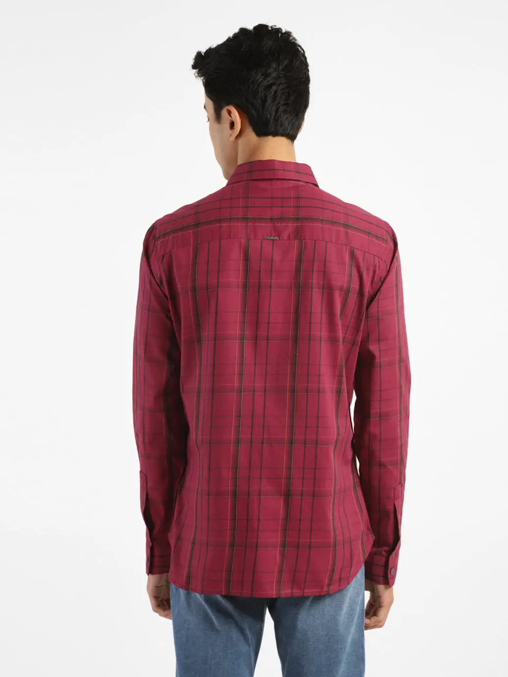 Men's Chekered Slim Fit Shirt 3
