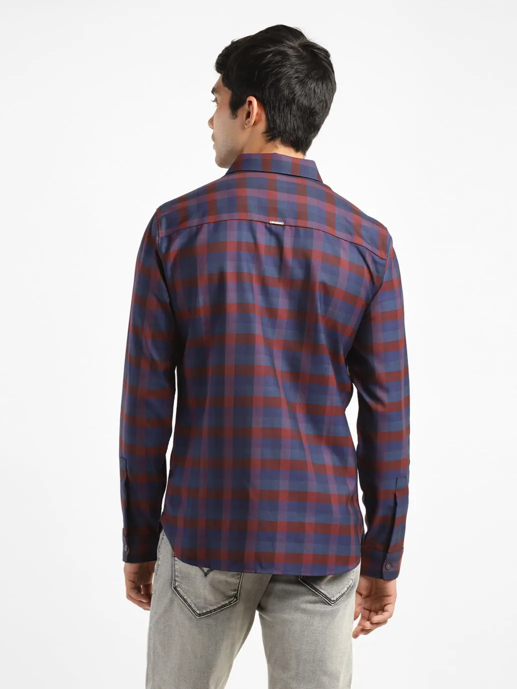 Men's Checkered Slim Fit Shirt 3