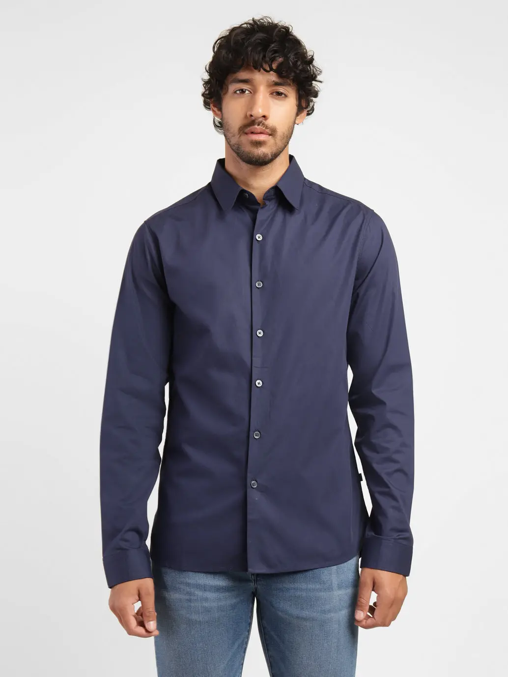 Men's Solid Regular Fit Shirt 4