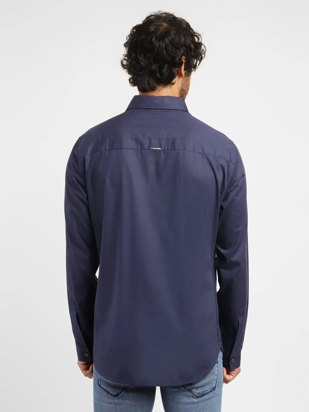 Men's Solid Regular Fit Shirt 5