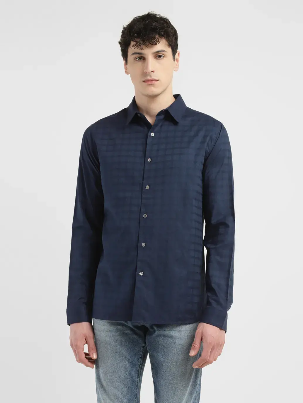 Men's Redloop Checkered Slim Fit Shirt 2