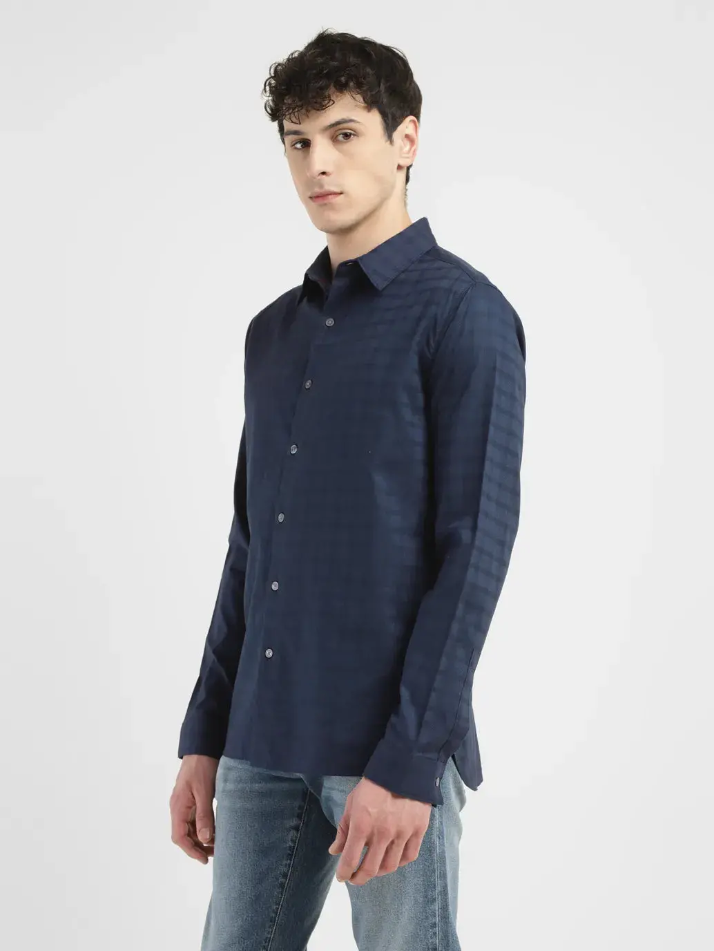Men's Redloop Checkered Slim Fit Shirt 4