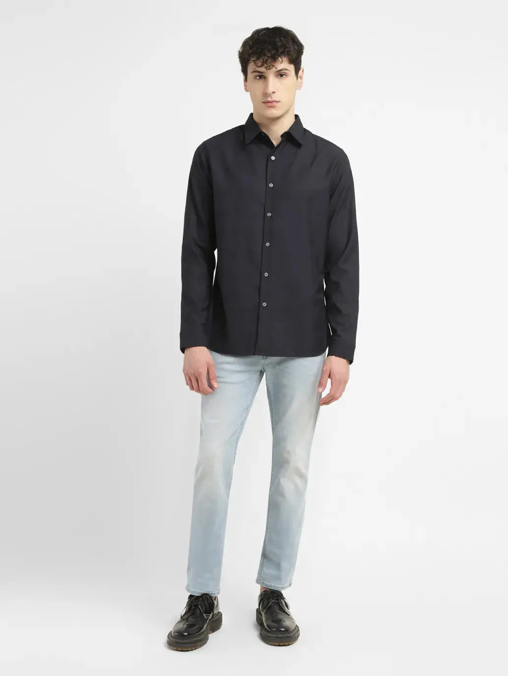 Men's Redloop Checkered Slim Fit Shirt 1