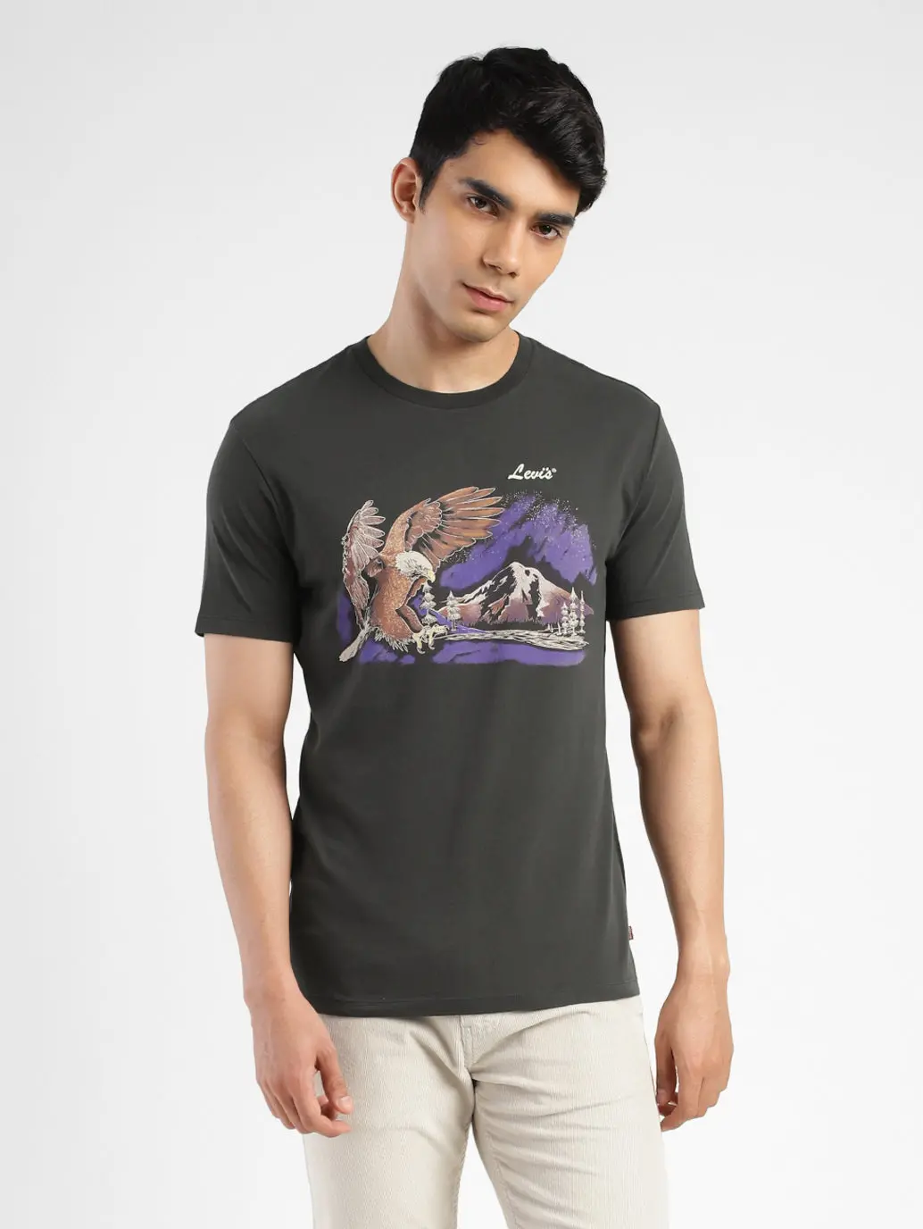Men's Graphic Crew Neck T-Shirt 1