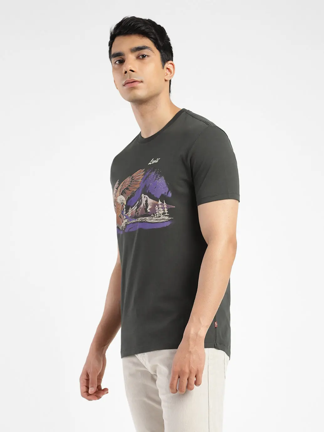 Men's Graphic Crew Neck T-Shirt 4