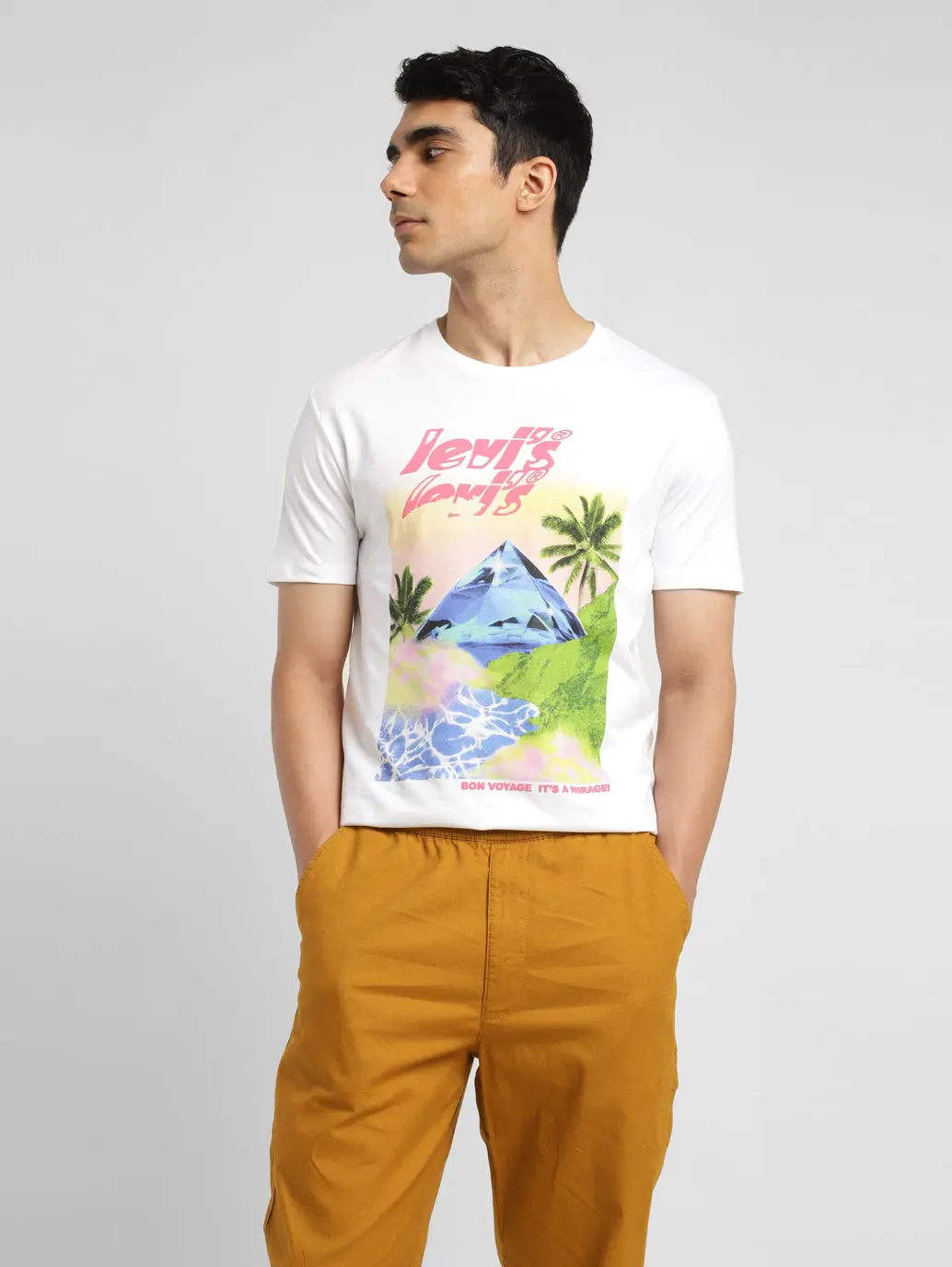 Men's Graphic Crew Neck T-Shirt 1