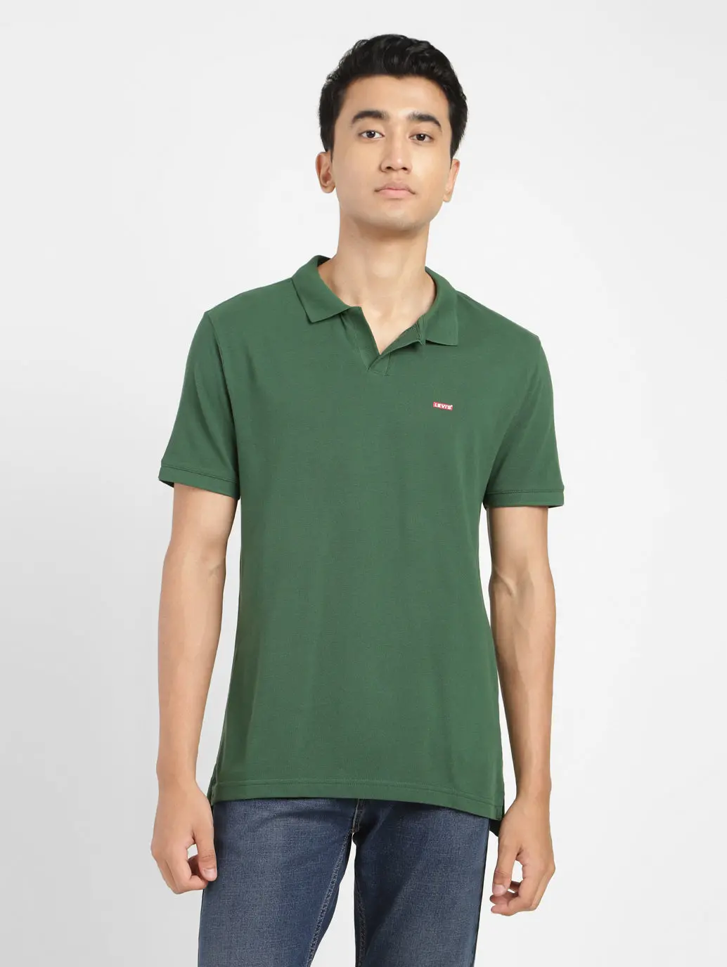 Men's Solid Polo T-Shirt 1