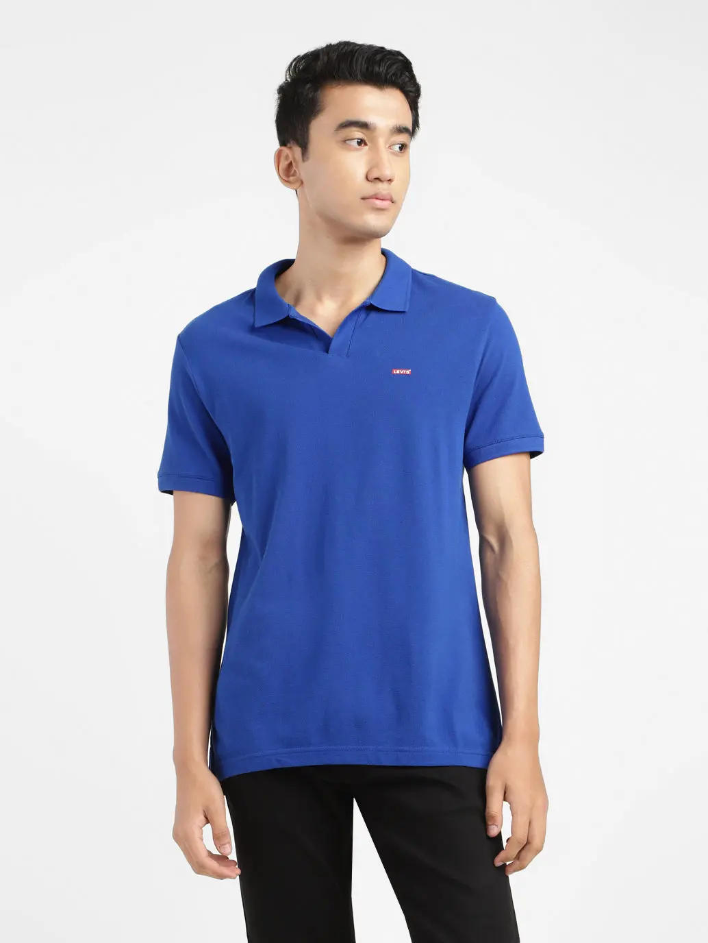 Men's Solid Polo T-Shirt 1