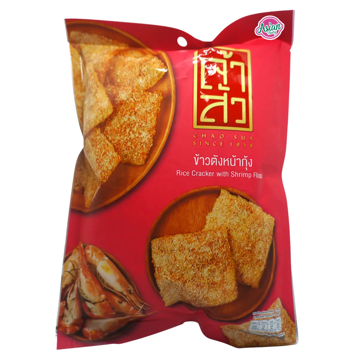 Chao Sua Rice Cracker With Shrimp Floss 70G 1