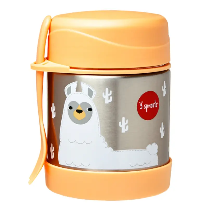 Stainless Steel Food Jar & Spork 2