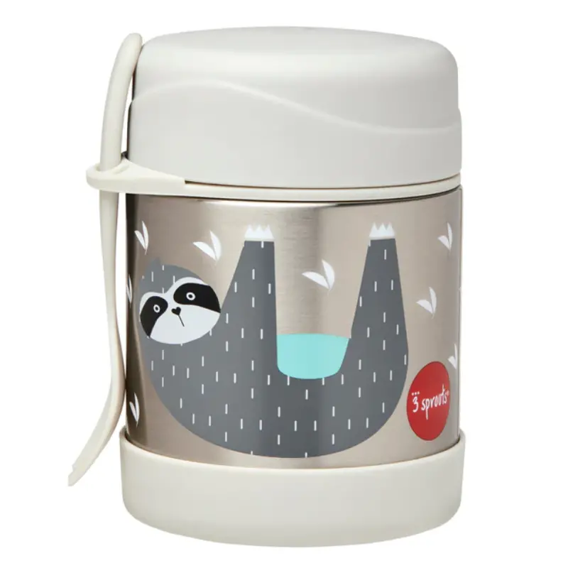 Stainless Steel Food Jar & Spork 1