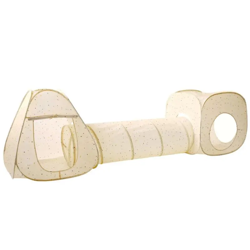 Recycled Fabric 3-In-1 Play Tent & Tunnel Set 2