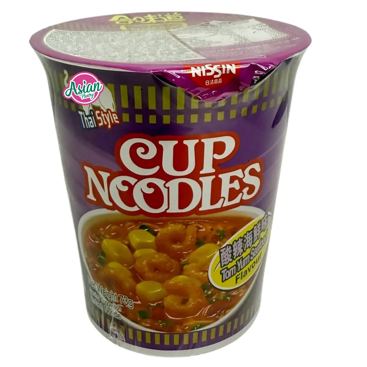 Nissin Cup Noodle Tom Yum Seafood Flavour 73G 1