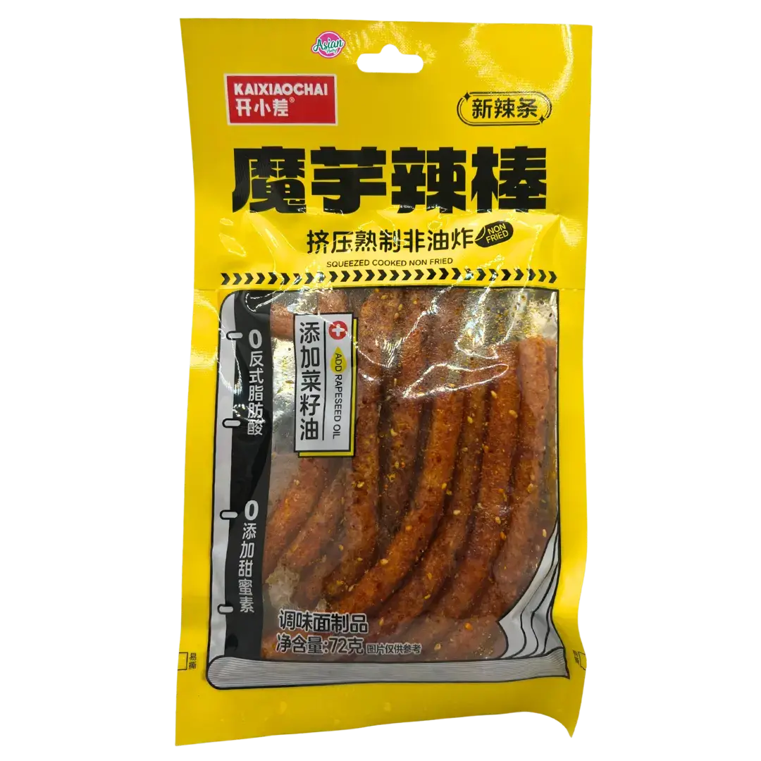 Kai Xiao Chai Spicy Stick (Latiao) 72G 1