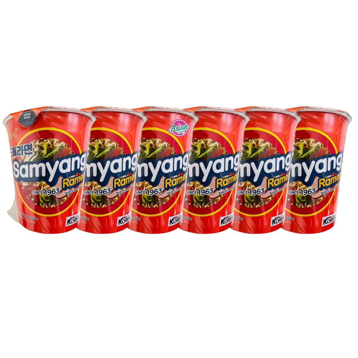 Samyang Ramen Soup Cup 6Pk 390G 1