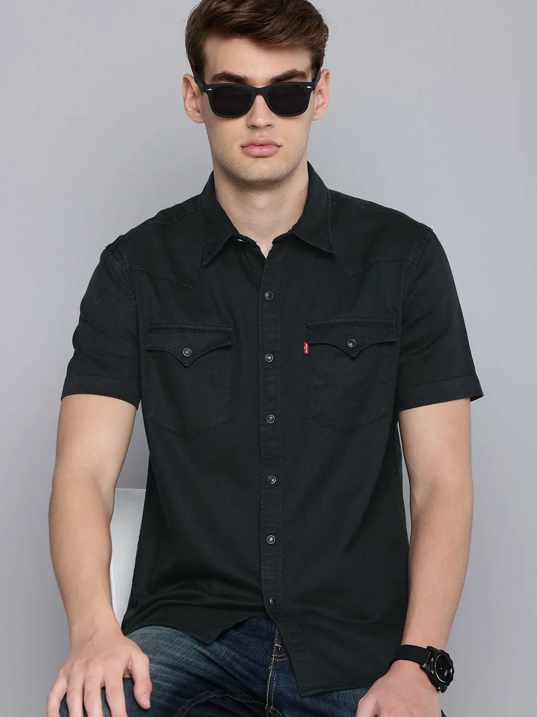 Men's Solid Slim Fit Shirt 2