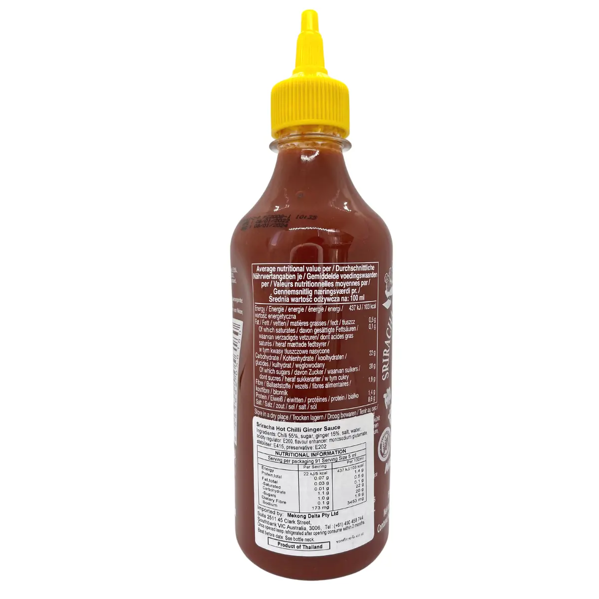 Flying Goose Sriracha Hot Chilli Ginger Sauce 455Ml 2