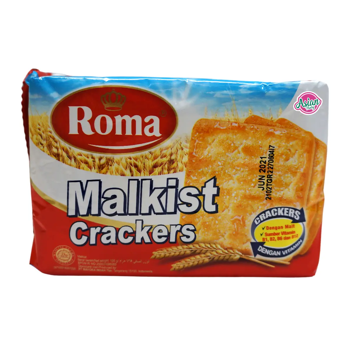 Roma Malkist Sweet Crackers 135G (Bbd: January 2026) 1