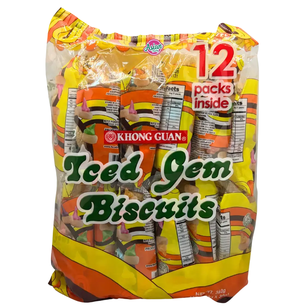 Khong Guan Iced Gem Biscuits 12Pk 360G 1