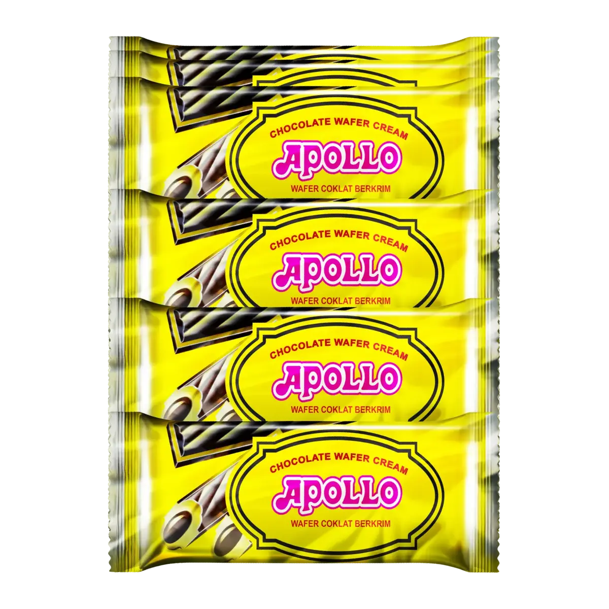 Apollo Chocolate Wafer Cream Gold 12Pk 121G 1