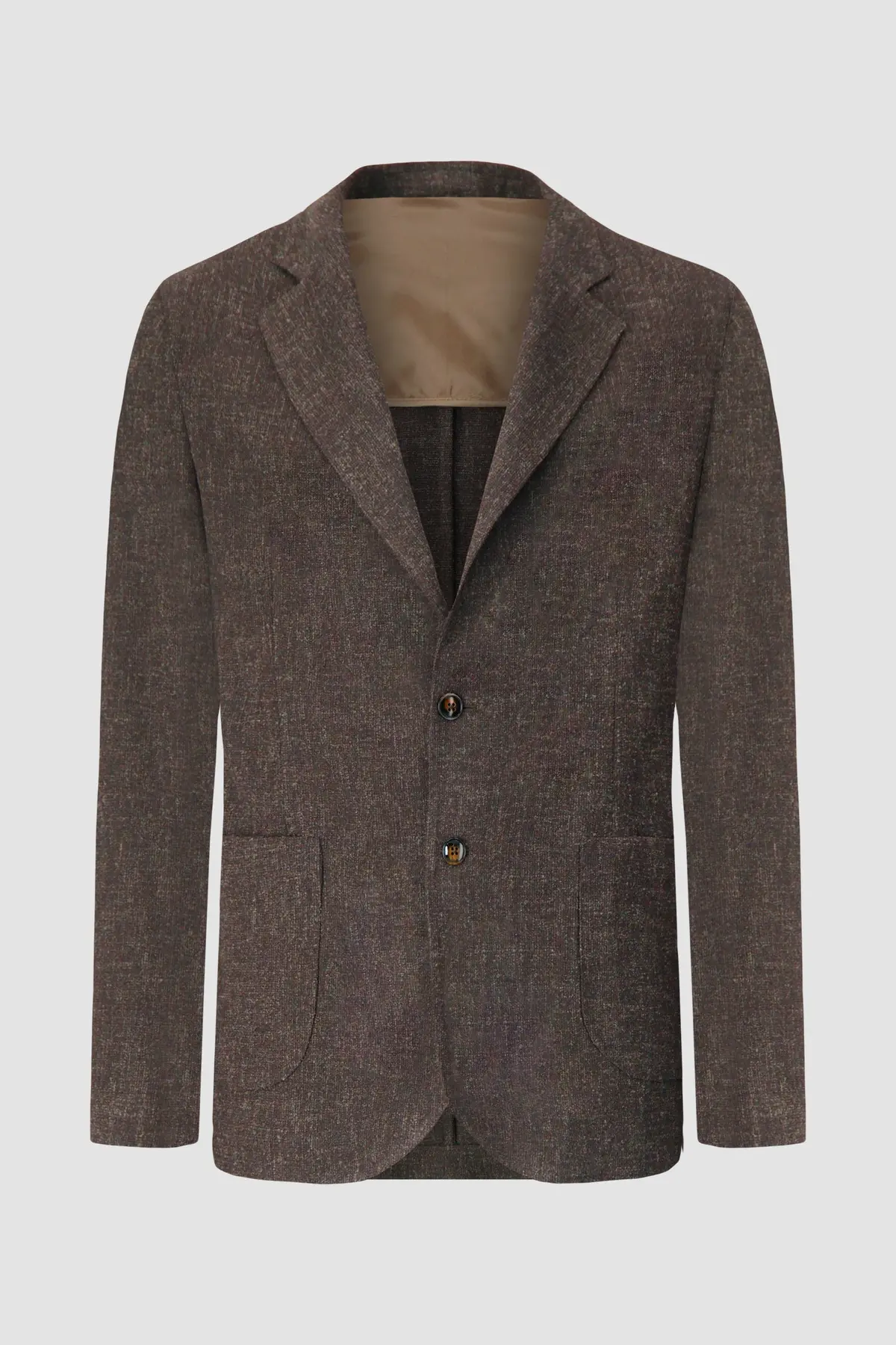 Barba Napoli Brown Easy J Mono Blazer 1