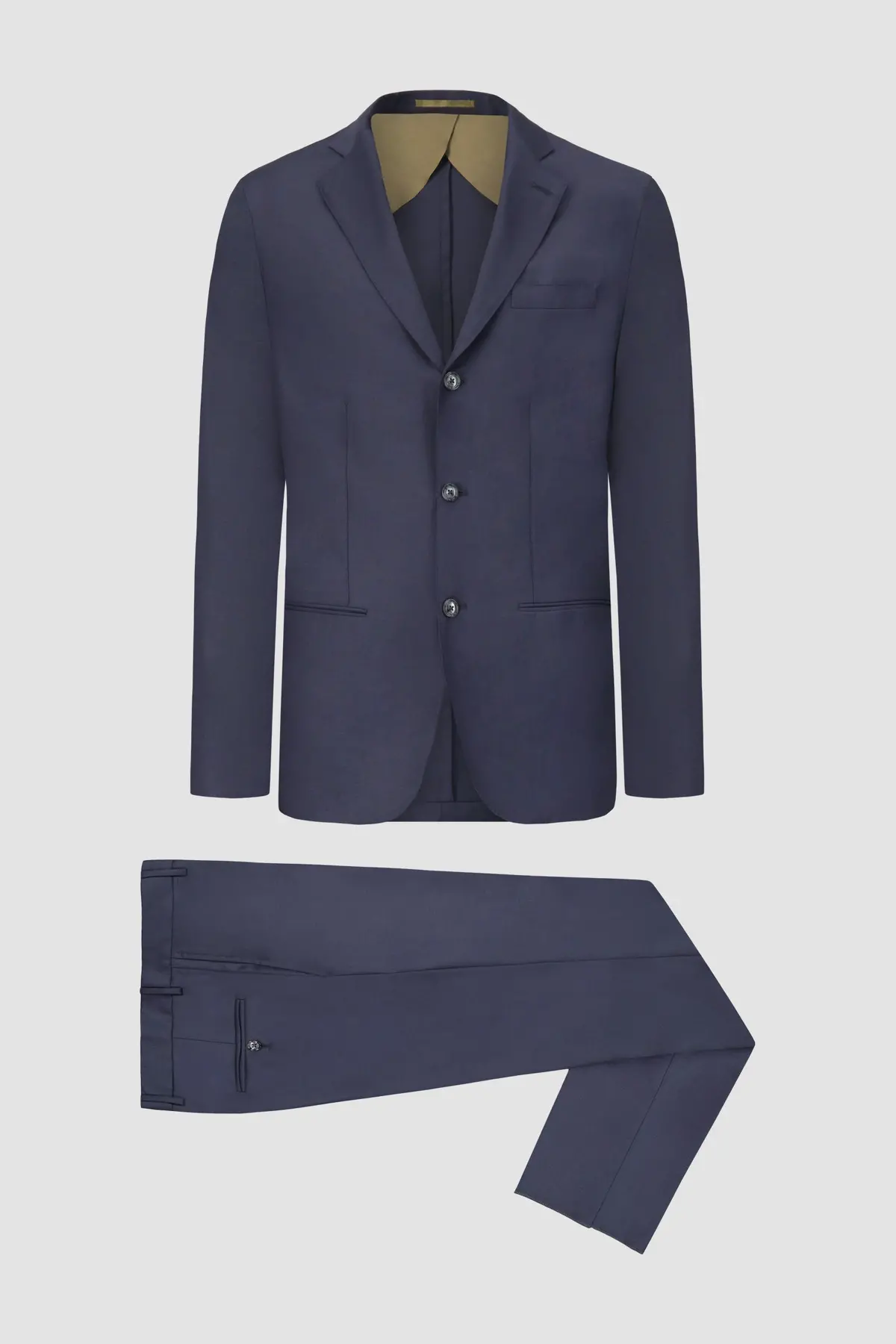 Barba Napoli Navy Long Np Suit 1