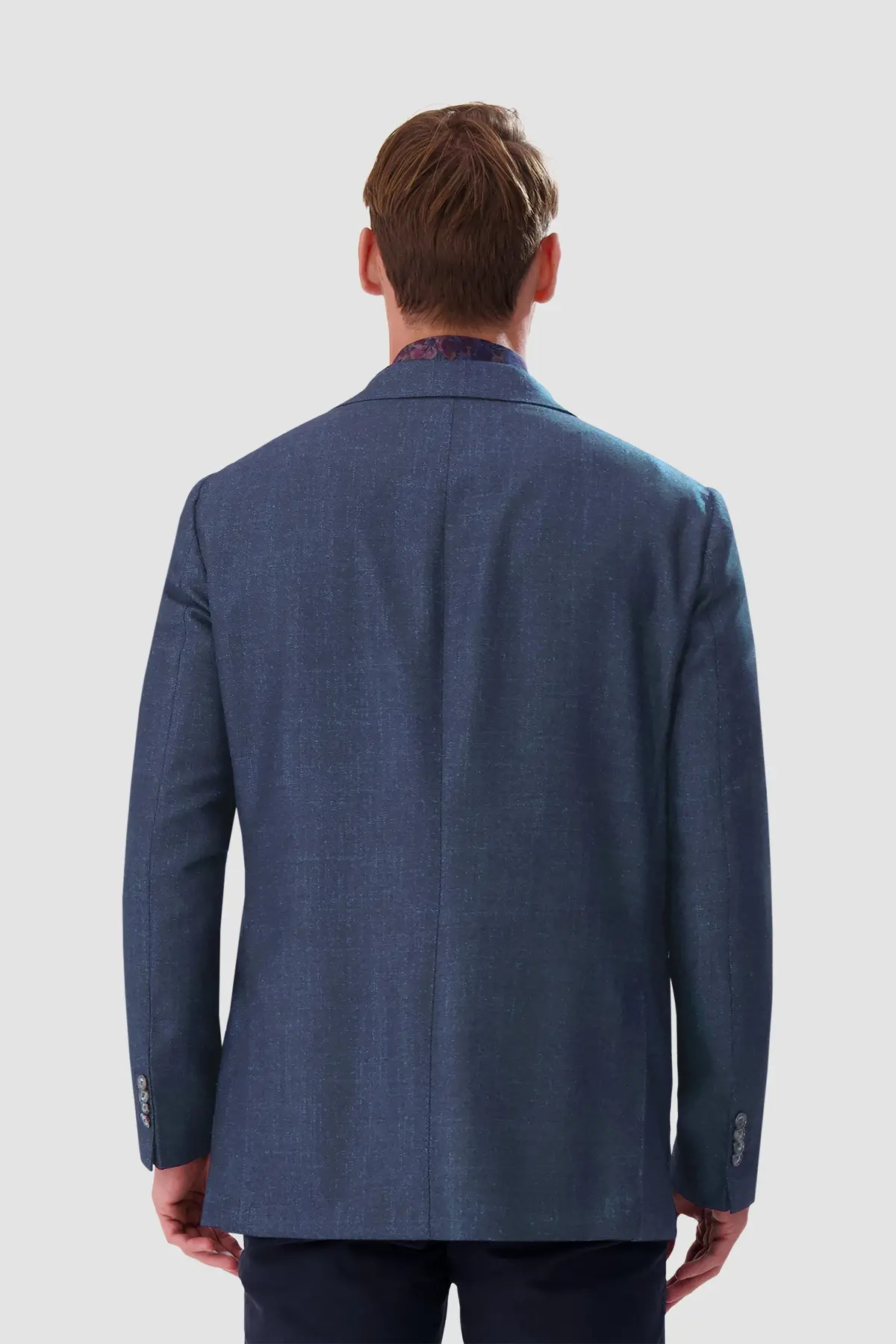 Barba Napoli Navy Long 2B Blazer 5