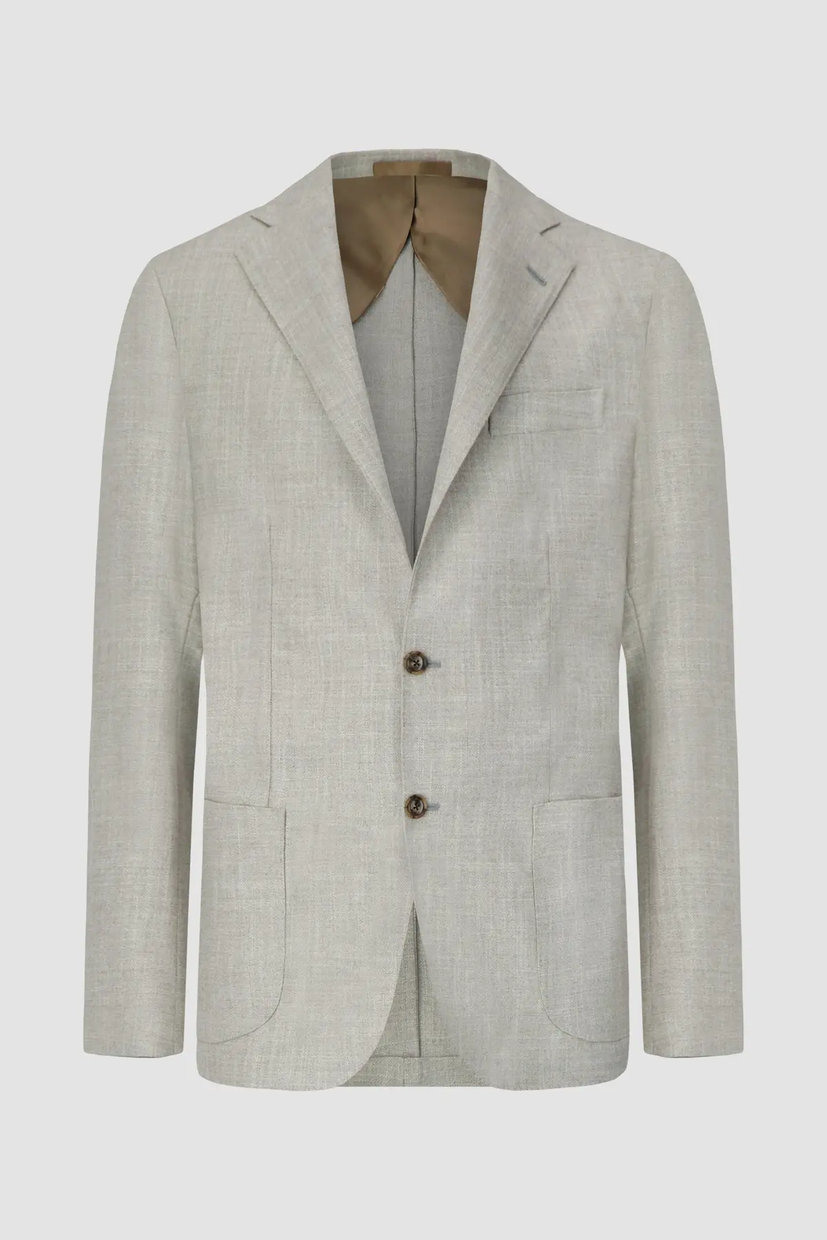 Barba Napoli Light Grey Long 2B Blazer 1