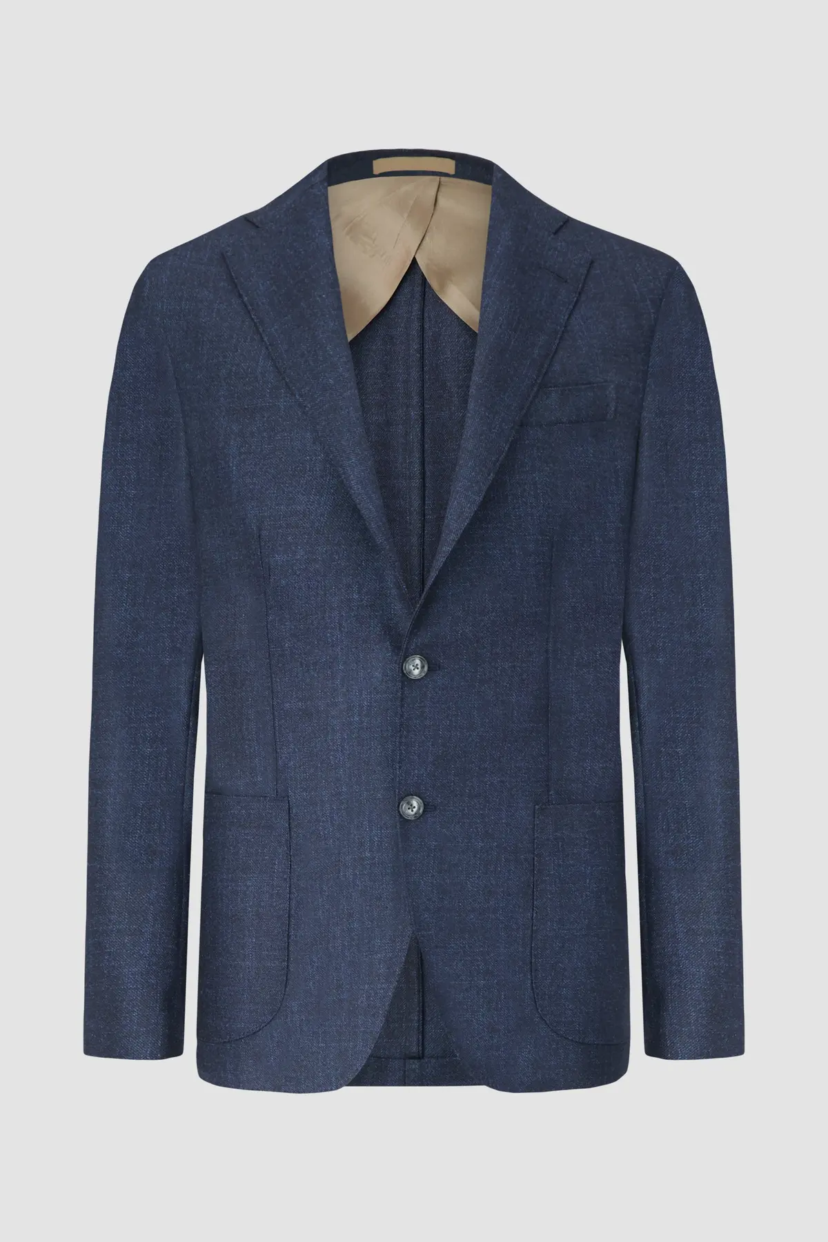 Barba Napoli Navy Long 2B Blazer 1