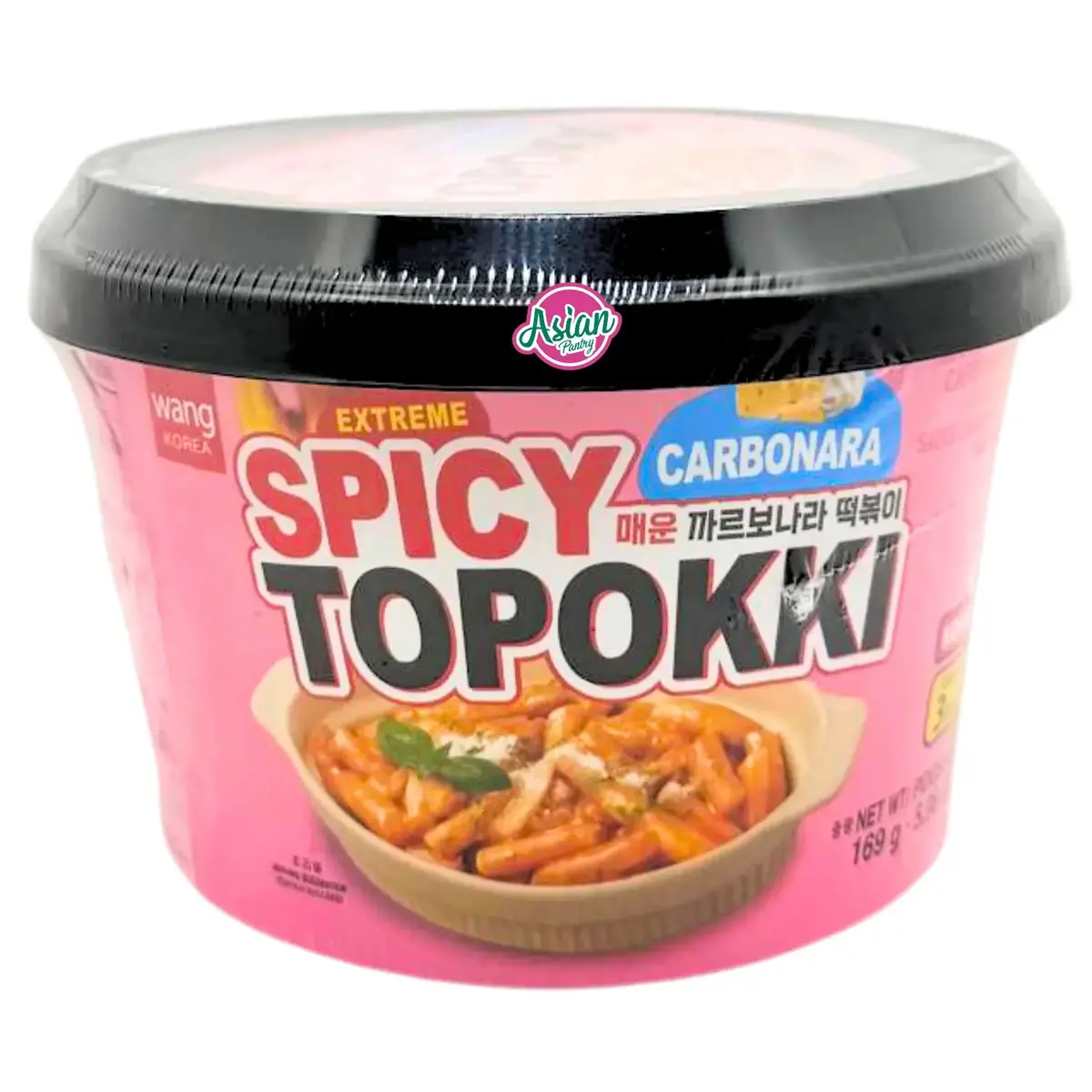 Wang Extreme Spicy Carbonara Tteokbokki 169G 1