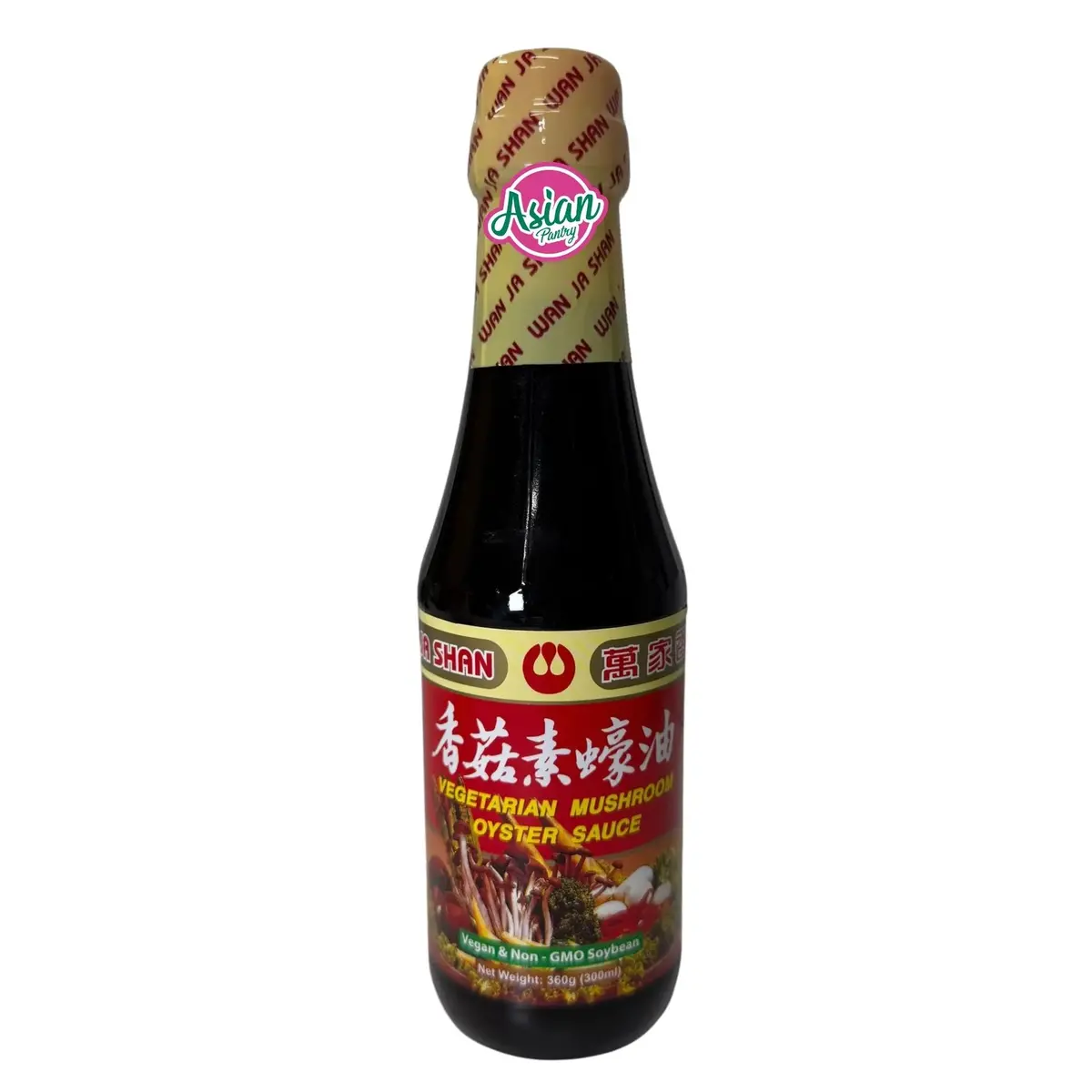 Wan Ja Shan Vegetarian Mushroom Oyster Sauce 300Ml 1