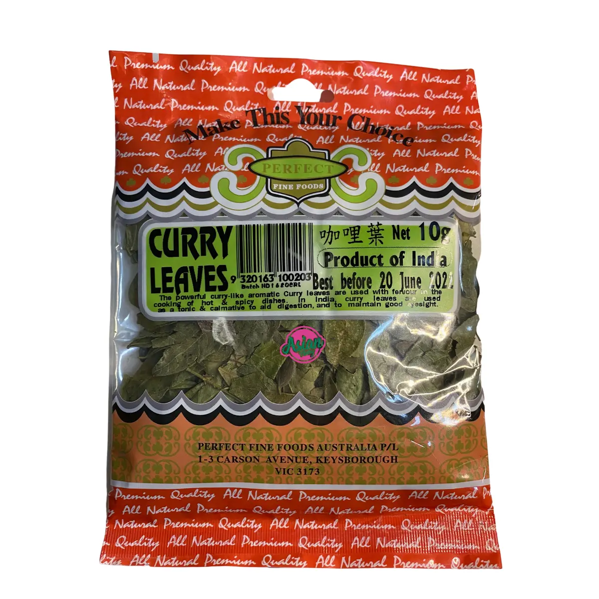 Perfect Fine Foods Curry Leaves 10G 1