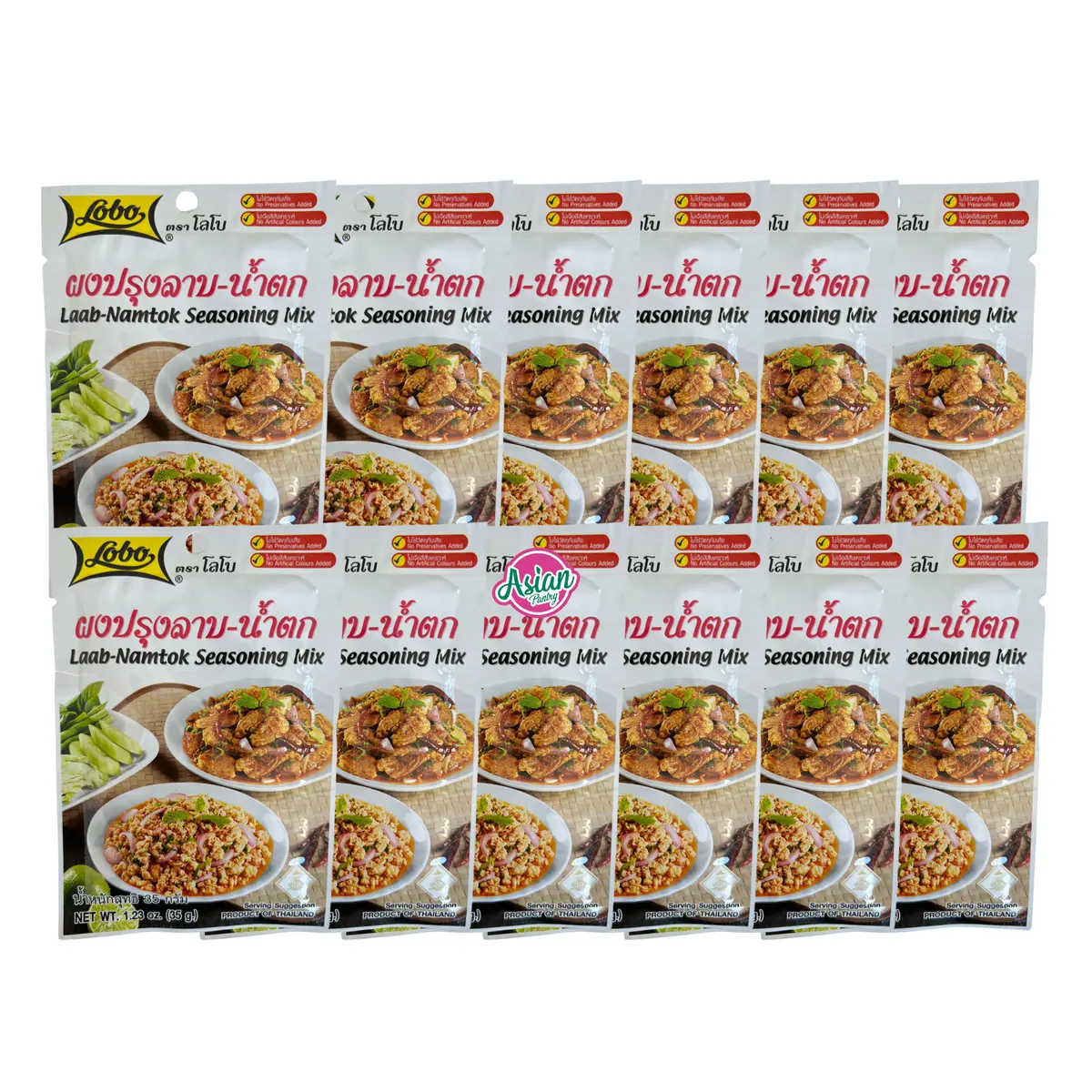 Lobo Laab-Namtok Seasoning Mix 30G 2