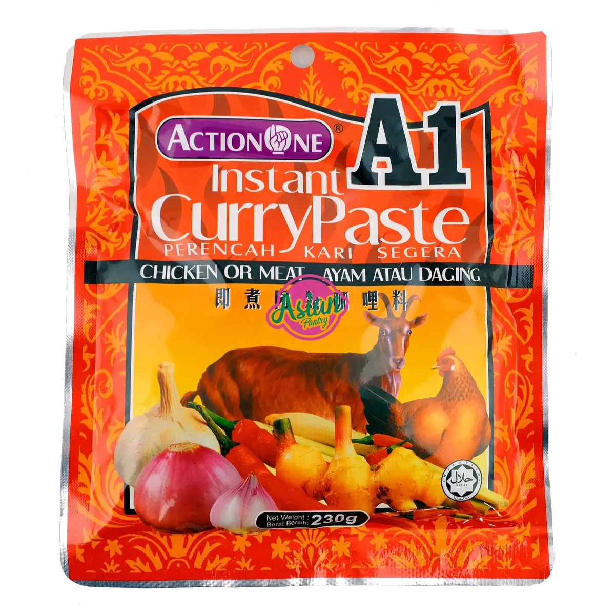 Action One Instant Curry Paste 230G 1